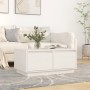 Mesa de centro de madera maciza de pino blanco 80x50x35 cm de vidaXL, Mesas de centro - Ref: Foro24-814440, Precio: 86,21 €, ...