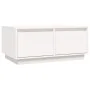 Mesa de centro de madera maciza de pino blanco 80x50x35 cm de vidaXL, Mesas de centro - Ref: Foro24-814440, Precio: 84,94 €, ...