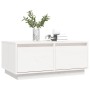 Mesa de centro de madera maciza de pino blanco 80x50x35 cm de vidaXL, Mesas de centro - Ref: Foro24-814440, Precio: 86,21 €, ...