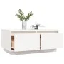 Mesa de centro de madera maciza de pino blanco 80x50x35 cm de vidaXL, Mesas de centro - Ref: Foro24-814440, Precio: 84,94 €, ...