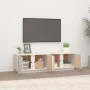 Mueble de TV madera maciza de pino blanco 140x40x40 cm de vidaXL, Muebles TV - Ref: Foro24-814460, Precio: 141,23 €, Descuent...
