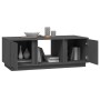 Mesa de centro de madera maciza de pino gris 110x50x40 cm de vidaXL, Mesas de centro - Ref: Foro24-814426, Precio: 82,03 €, D...