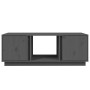 Mesa de centro de madera maciza de pino gris 110x50x40 cm de vidaXL, Mesas de centro - Ref: Foro24-814426, Precio: 82,03 €, D...
