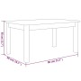Mesa de centro de madera maciza de pino 80x50x40 cm de vidaXL, Mesas de centro - Ref: Foro24-814279, Precio: 47,65 €, Descuen...