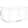 Mesa de centro de madera maciza de pino 80x50x40 cm de vidaXL, Mesas de centro - Ref: Foro24-814279, Precio: 47,02 €, Descuen...