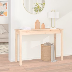 Mesa consola madera maciza de pino 110x40x75 cm de vidaXL, Mesas auxiliares - Ref: Foro24-814239, Precio: 55,78 €, Descuento: %