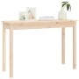 Mesa consola madera maciza de pino 110x40x75 cm de vidaXL, Mesas auxiliares - Ref: Foro24-814239, Precio: 55,38 €, Descuento: %