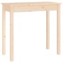 Mesa consola madera maciza de pino 80x40x75 cm de vidaXL, Mesas auxiliares - Ref: Foro24-814244, Precio: 51,52 €, Descuento: %