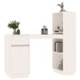 Escritorio de madera maciza de pino blanco 110x53x117 cm de vidaXL, Escritorios - Ref: Foro24-814510, Precio: 189,59 €, Descu...