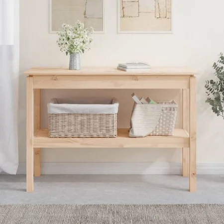 Konsolentisch aus massivem Kiefernholz, 110 x 40 x 75 cm von vidaXL, Seitentische - Ref: Foro24-814299, Preis: 88,52 €, Rabat...