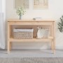 Mesa consola madera maciza de pino 110x40x75 cm de vidaXL, Mesas auxiliares - Ref: Foro24-814299, Precio: 90,97 €, Descuento: %