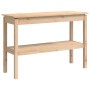Mesa consola madera maciza de pino 110x40x75 cm de vidaXL, Mesas auxiliares - Ref: Foro24-814299, Precio: 90,97 €, Descuento: %