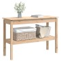 Mesa consola madera maciza de pino 110x40x75 cm de vidaXL, Mesas auxiliares - Ref: Foro24-814299, Precio: 90,97 €, Descuento: %