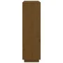 Aparador alto madera maciza de pino marrón miel 110,5x35x117 cm de vidaXL, Aparadores - Ref: Foro24-814372, Precio: 109,37 €,...