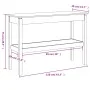 Konsolentisch aus massivem Kiefernholz, 110 x 40 x 75 cm von vidaXL, Seitentische - Ref: Foro24-814299, Preis: 88,52 €, Rabat...