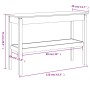 Mesa consola madera maciza de pino 110x40x75 cm de vidaXL, Mesas auxiliares - Ref: Foro24-814299, Precio: 90,97 €, Descuento: %