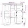 Aparador alto madera maciza de pino marrón miel 110,5x35x117 cm de vidaXL, Aparadores - Ref: Foro24-814372, Precio: 109,37 €,...
