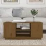 Mesa de centro madera maciza de pino marrón miel 90x49x40,5 cm de vidaXL, Mesas de centro - Ref: Foro24-814402, Precio: 73,82...