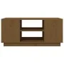 Mesa de centro madera maciza de pino marrón miel 90x49x40,5 cm de vidaXL, Mesas de centro - Ref: Foro24-814402, Precio: 73,82...