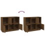 Aparador de madera maciza de pino marrón miel 110,35x35x80 cm de vidaXL, Aparadores - Ref: Foro24-814357, Precio: 89,61 €, De...