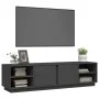Mueble de TV madera maciza de pino gris 156x40x40 cm de vidaXL, Muebles TV - Ref: Foro24-814456, Precio: 100,03 €, Descuento: %