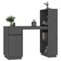 Escritorio de madera maciza de pino gris 110x53x117 cm de vidaXL, Escritorios - Ref: Foro24-814511, Precio: 203,38 €, Descuen...