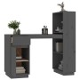 Escritorio de madera maciza de pino gris 110x53x117 cm de vidaXL, Escritorios - Ref: Foro24-814511, Precio: 205,91 €, Descuen...