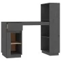 Escritorio de madera maciza de pino gris 110x53x117 cm de vidaXL, Escritorios - Ref: Foro24-814511, Precio: 203,38 €, Descuen...