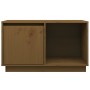 Mueble de TV madera maciza de pino marrón miel 74x35x44 cm de vidaXL, Muebles TV - Ref: Foro24-814337, Precio: 45,99 €, Descu...