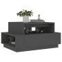 Mesa de centro madera maciza de pino gris 80x55x40,5 cm de vidaXL, Mesas de centro - Ref: Foro24-814516, Precio: 68,35 €, Des...