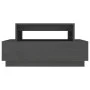 Mesa de centro madera maciza de pino gris 80x55x40,5 cm de vidaXL, Mesas de centro - Ref: Foro24-814516, Precio: 68,35 €, Des...