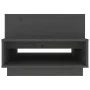 Mesa de centro madera maciza de pino gris 80x55x40,5 cm de vidaXL, Mesas de centro - Ref: Foro24-814516, Precio: 68,35 €, Des...