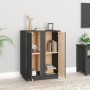 Aparador de madera maciza de pino gris 60x35x80 cm de vidaXL, Aparadores - Ref: Foro24-814491, Precio: 90,76 €, Descuento: %