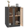 Aparador de madera maciza de pino gris 60x35x80 cm de vidaXL, Aparadores - Ref: Foro24-814491, Precio: 90,76 €, Descuento: %