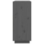 Aparador de madera maciza de pino gris 60x35x80 cm de vidaXL, Aparadores - Ref: Foro24-814491, Precio: 90,76 €, Descuento: %