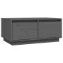 Mesa de centro madera maciza de pino gris 80x50x35 cm de vidaXL, Mesas de centro - Ref: Foro24-814441, Precio: 77,92 €, Descu...
