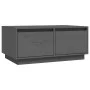 Mesa de centro madera maciza de pino gris 80x50x35 cm de vidaXL, Mesas de centro - Ref: Foro24-814441, Precio: 77,92 €, Descu...