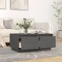 Mesa de centro madera maciza de pino gris 80x50x35 cm de vidaXL, Mesas de centro - Ref: Foro24-814441, Precio: 77,92 €, Descu...