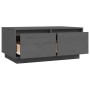 Mesa de centro madera maciza de pino gris 80x50x35 cm de vidaXL, Mesas de centro - Ref: Foro24-814441, Precio: 77,92 €, Descu...