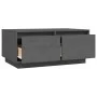 Mesa de centro madera maciza de pino gris 80x50x35 cm de vidaXL, Mesas de centro - Ref: Foro24-814441, Precio: 77,92 €, Descu...