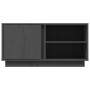 Mueble de TV madera maciza de pino gris 80x35x40,5 cm de vidaXL, Muebles TV - Ref: Foro24-814466, Precio: 63,44 €, Descuento: %