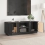 Mueble de TV madera maciza de pino gris 110x35x40,5 cm de vidaXL, Muebles TV - Ref: Foro24-814476, Precio: 66,99 €, Descuento: %