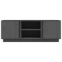 Mueble de TV madera maciza de pino gris 110x35x40,5 cm de vidaXL, Muebles TV - Ref: Foro24-814476, Precio: 66,99 €, Descuento: %