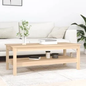 Mesa de centro de madera maciza de pino 110x50x40 cm de vidaXL, Mesas de centro - Ref: Foro24-814274, Precio: 92,76 €, Descue...