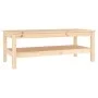 Mesa de centro de madera maciza de pino 110x50x40 cm de vidaXL, Mesas de centro - Ref: Foro24-814274, Precio: 92,76 €, Descue...