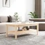 Mesa de centro de madera maciza de pino 110x50x40 cm de vidaXL, Mesas de centro - Ref: Foro24-814274, Precio: 92,76 €, Descue...