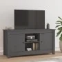 Mueble de TV de madera maciza de pino gris 103x36,5x52 cm de vidaXL, Muebles TV - Ref: Foro24-814586, Precio: 87,37 €, Descue...