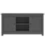 Mueble de TV de madera maciza de pino gris 103x36,5x52 cm de vidaXL, Muebles TV - Ref: Foro24-814586, Precio: 87,37 €, Descue...