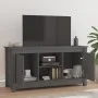 Mueble de TV de madera maciza de pino gris 103x36,5x52 cm de vidaXL, Muebles TV - Ref: Foro24-814586, Precio: 87,37 €, Descue...