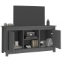Mueble de TV de madera maciza de pino gris 103x36,5x52 cm de vidaXL, Muebles TV - Ref: Foro24-814586, Precio: 88,34 €, Descue...